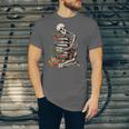 Skeleton Reading Book Halloween Bookworm Bibliophile Reader Unisex Jersey T-Shirt Skeleton Reading Book Halloween Bookworm Bibliophile Reader Unisex Jersey T-Shirt