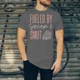Smutty Book Lover Women Fueled By Sarcasm And Smut Spicy Unisex Jersey T-Shirt