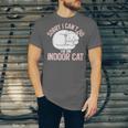 Sorry I Can't Go I'm An Indoor Cat Lazy Humor Introvert Cat Unisex Jersey T-Shirt Sorry I Can't Go I'm An Indoor Cat Lazy Humor Introvert Cat Unisex Jersey T-Shirt