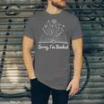 Sorry I'm Booked Floral Book Love Cozy Bookworm Reading Unisex Jersey T-Shirt Sorry I'm Booked Floral Book Love Cozy Bookworm Reading Unisex Jersey T-Shirt