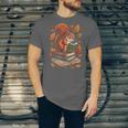 Squirrel Reading Book Lovers Fall Leaves Library Books Unisex Jersey T-Shirt