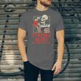 Staying Alive One Book At A Time Skeleton Reading Librarian Unisex Jersey T-Shirt