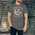 Tired Moms Book Club Skeleton Reading Books Moon Unisex Jersey T-Shirt