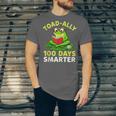Toad-Ally 100 Days Smarter Frog Reading Book 100 School Day Unisex Jersey T-Shirt Toad-Ally 100 Days Smarter Frog Reading Book 100 School Day Unisex Jersey T-Shirt