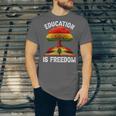 History Education Is Freedom Books Black History Unisex Jersey T-Shirt History Education Is Freedom Books Black History Unisex Jersey T-Shirt