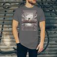 Totally Weird Tees Cat Library Book Reading Literary Unisex Jersey T-Shirt