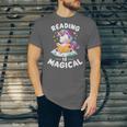 Unicorn Teacher Reading Is Magical Book Unisex Jersey T-Shirt Unicorn Teacher Reading Is Magical Book Unisex Jersey T-Shirt