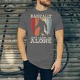 Vintage Basically Just Leave Me Alone Bigfoot Introverts Unisex Jersey T-Shirt