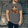 Vintage Ghost Book Reading Pumpkin Gothic Halloween Teachers Unisex Jersey T-Shirt Vintage Ghost Book Reading Pumpkin Gothic Halloween Teachers Unisex Jersey T-Shirt