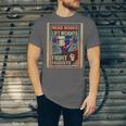 Vintage Style Read Books Lift Weights Fight Fascists Retro Unisex Jersey T-Shirt