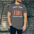 When I Think About Books I Touch My Shelf Bookworm Lovers Unisex Jersey T-Shirt When I Think About Books I Touch My Shelf Bookworm Lovers Unisex Jersey T-Shirt
