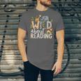 Wild About Reading Animals And Book Lovers Unisex Jersey T-Shirt