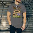 Wild About Reading Reading Books And Bookworm Library Day Unisex Jersey T-Shirt