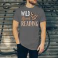Wild About Reading Teacher Books Reader Lovers Leopard Zebra Unisex Jersey T-Shirt