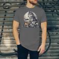 Wolf Reading Book Librarian Library Wolves Unisex Jersey T-Shirt