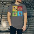 Wrestling Comic Book Wrestler Mexican Lucha Libre Mask Unisex Jersey T-Shirt