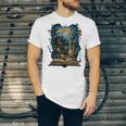 4 Books Are Portable Magic Bookish Reading Nerd Quote Unisex Jersey T-Shirt