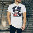 Adorable Book Lover Border Collie With Reading Glasses Cute Raglan Baseball Tee Unisex Jersey T-Shirt Adorable Book Lover Border Collie With Reading Glasses Cute Raglan Baseball Tee Unisex Jersey T-Shirt