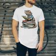 Bearded Dragon Reading Books Matching Bookworm Librarian Unisex Jersey T-Shirt