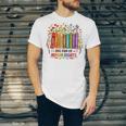 Boho Floral Book Big Fan Of Human Rights Liberal Protest Unisex Jersey T-Shirt