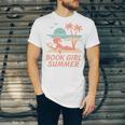 Book Girl Summer Book Reading Retro Sunset Unisex Jersey T-Shirt Book Girl Summer Book Reading Retro Sunset Unisex Jersey T-Shirt