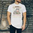 Book Lover Cute Cat Coffee Just 1 More Chapter Cozy Reading Unisex Jersey T-Shirt