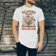 Book Lover Reading Bookish Floral Reading Powers Imagination Unisex Jersey T-Shirt Book Lover Reading Bookish Floral Reading Powers Imagination Unisex Jersey T-Shirt