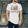 Book Lovers Winter Sleighing Through Stories Tee Premium Tri-Blend Unisex Jersey T-Shirt