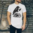 Book Raven Vintage Dark Academia Literature Reading Unisex Jersey T-Shirt Book Raven Vintage Dark Academia Literature Reading Unisex Jersey T-Shirt