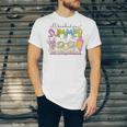 All Booked For Summer Reading Beach Floral Bookish Book Girl Unisex Jersey T-Shirt