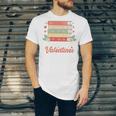 All Booked For Valentines Retro Book Lover Teacher Bookworm Premium Tri-Blend Unisex Jersey T-Shirt