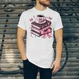 All Booked For Valentine's Teacher Coquette Bow Coffee Book Unisex Jersey T-Shirt