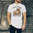 Bookish Feral Moms Book Club Raccoon Mother's Day Bookworm Unisex Jersey T-Shirt
