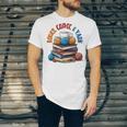 “Books Coffee & Yarn Enthusiast Cozy Reader Unisex Jersey T-Shirt “Books Coffee & Yarn Enthusiast Cozy Reader Unisex Jersey T-Shirt