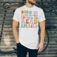 Born To Read Books Forced To Read Emails Reader Librarian Premium Unisex Jersey T-Shirt