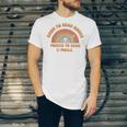 Born To Read Books Forced To Emails Vintage Retro Rainbow Unisex Jersey T-Shirt