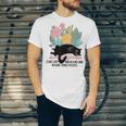 Cat Meme I Like Cats And Books And Maybe Three People Unisex Jersey T-Shirt