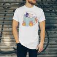Cat Reading a Romance BookI Like My Books Extra Spicy Unisex Jersey T-Shirt Cat Reading a Romance BookI Like My Books Extra Spicy Unisex Jersey T-Shirt