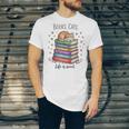 Cats Books Lover Men Women Unisex Jersey T-Shirt