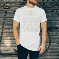 Cats Books And Yarn Crocheter Crocheting Unisex Jersey T-Shirt