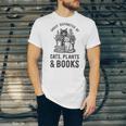 Cats Plants And Books Shirt Plant Lover Gardening Unisex Jersey T-Shirt Cats Plants And Books Shirt Plant Lover Gardening Unisex Jersey T-Shirt