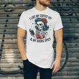 I Like My Coffee ICY & My Books Spicy For Book Lovers Unisex Jersey T-Shirt I Like My Coffee ICY & My Books Spicy For Book Lovers Unisex Jersey T-Shirt