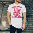 Cupid's Favorite Teacher Valentines Day Heart Book Lover Unisex Jersey T-Shirt