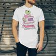 Cute Book Lover Frog Pretty Girls Read Books Kawaii Reading Unisex Jersey T-Shirt Cute Book Lover Frog Pretty Girls Read Books Kawaii Reading Unisex Jersey T-Shirt