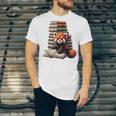 Cute Red Panda Reading Book Animal Bookworm Unisex Jersey T-Shirt Cute Red Panda Reading Book Animal Bookworm Unisex Jersey T-Shirt