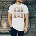 Cute Teacher Bunny Rabbit Reading Easter Bunnies Book Lovers Unisex Jersey T-Shirt Cute Teacher Bunny Rabbit Reading Easter Bunnies Book Lovers Unisex Jersey T-Shirt