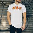 Cute Turkey Reading Book Librarian Bookworm Thanksgiving Men Unisex Jersey T-Shirt