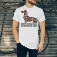 Dachshund Dog Dachshund Decor Books Nerds Dachshund Unisex Jersey T-Shirt