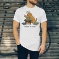 Dog Cooking The Books Unisex Jersey T-Shirt