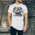Dragon Reading Book Bookworm Books Dragon Lover Learning Unisex Jersey T-Shirt